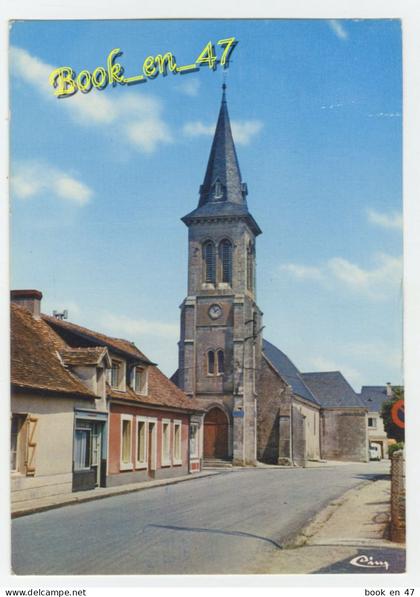 {91111} 72 Sarthe La Fresnaye sur Chedouet , L' église