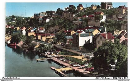 AZEP10-1019-95 - En avion au dessus de LA FRETTE SUR SEINE - Les bords de la seine