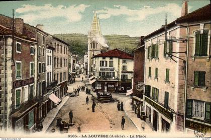 CPA La Louvesc Ardeche La Place