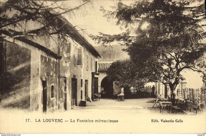 CPA La Louvesc La Fontaine Miraculeuse