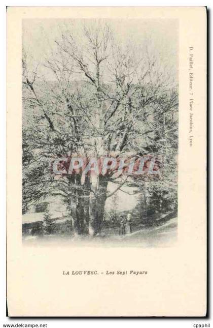 CPA La Louvesc Les Sept Fayars Arbre