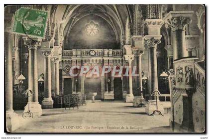 La Louvesc - La Portique - Interieur de la Basilique CPA -