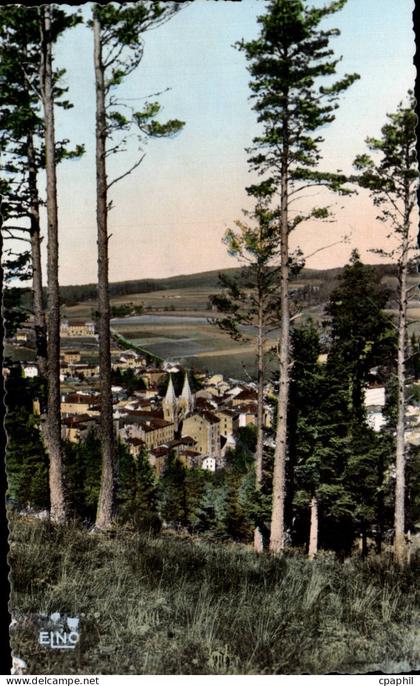 La Louvesc - Paysage sur la Ville - CPA