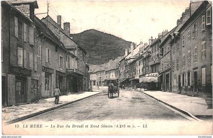 CPA-Carte Postale France La Mure  Rue du Breuil et Mont Simon VM55740ok