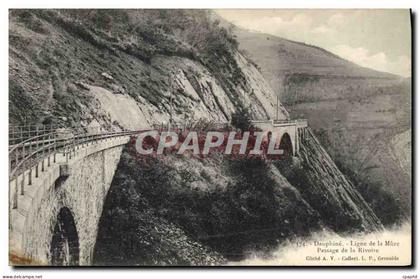 CPA Dauphine Ligne de la Mure passage de la Rivoire