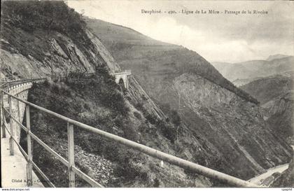 CPA Dauphine Ligne de la Mure Passage de la Rivoire