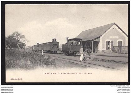 CPA Reunion La Pointe des Galets la gare