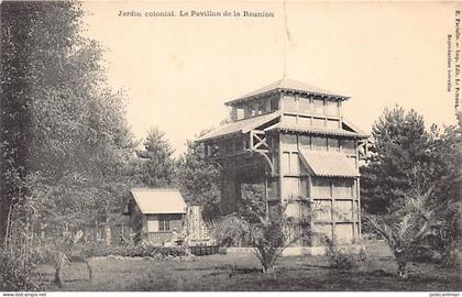 La Réunion - Le pavillon de la Réunion au Jardin Colonial de Nogent - Ed. E. Faciolle