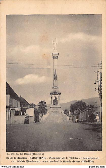 La Réunion - SAINT DENIS - Monument de la Grande Guerre - L. Dosité