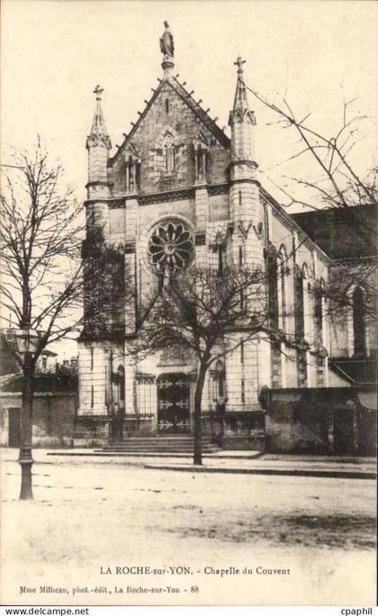 CPA La Roche Sur Yon Chapelle du Couvent