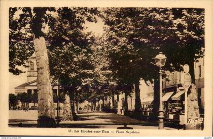 La roche sur Yon CPA Place Napoleon