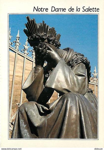 38 - La Salette - Sanctuaire Notre Dame de la Salette - La Vierge en pleurs - Art Religieux - Lieu de Pèlerinage - CPM -