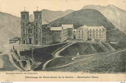 Carte Postale - 38 - La Salette - Pèlerinage de Notre Dame de la Salette - Le Sanctuaire - CPA - Voir Scans Recto-Verso