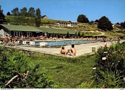 CPM La Salvetat sur Agout Piscine du lac de la Raviege station touristique et climatique Plages baig