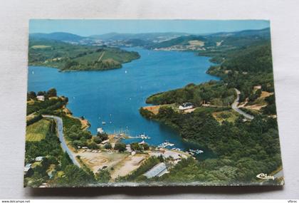 Cpm, la Salvetat sur Agout, vue générale aérienne du lac, le centre nautique, Hérault 34