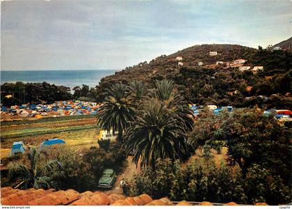 CPM La Seyne sur Mer Var Le site de Fabregas L'agreable camping du Domaine