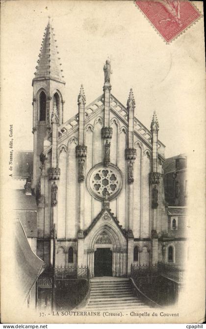 CPA La Souterraine Chapelle du Couvent