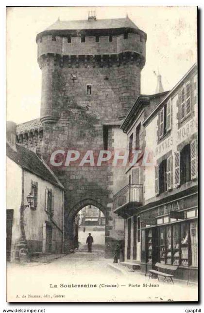 La Souterraine - Porte St Jean - CPA