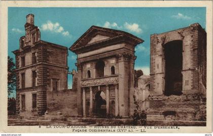 CPA LA TOUR-D'AIGUES Ruines du Chateau - Vue d'Ensemble (1086678)