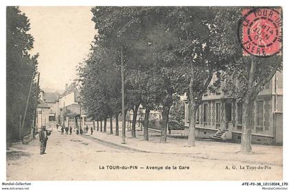 ATEP3-0267-38 - LA TOUR-DU-PIN - Avenue de la gare