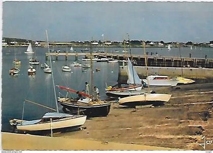 CPSM La Trinité-sur-Mer - Yachts près de la digue