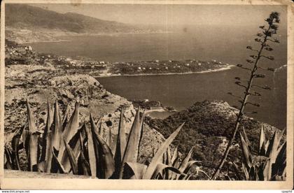 La Turbie - Le Cap Martin vu de Rond Pont et la Turbie - CPA
