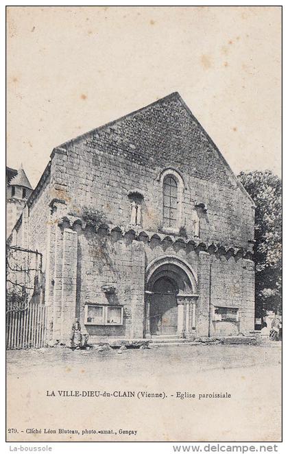 86 LA VILLEDIEU DU CLAIN - église paroissiale