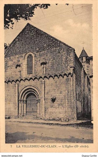 LA VILLEDIEU DU CLAIN - L'Eglise - très bon état
