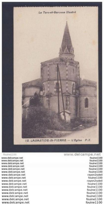 carte de labastide saint pierre l' église  ( recto verso )