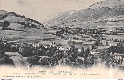 LAFFREY (Isère) - Vue Générale - Les Pras - Saint-Jean-de-Vaulx - Le Crêt - Le Conex