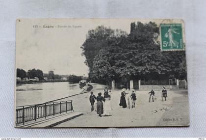 Lagny, entrée du square, Seine et Marne 77