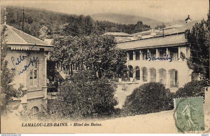 CPA LAMALOU LES BAINS Hotel des Bains
