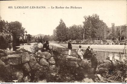 CPA LAMALOU LES BAINS Le Rocher des Pecheurs
