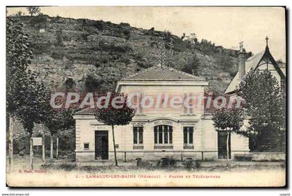 CPA Lamalou Les Bains Postes et télégraphes