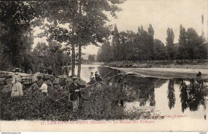 Lamalou les Bains CPA Le rocher des pecheurs TOP
