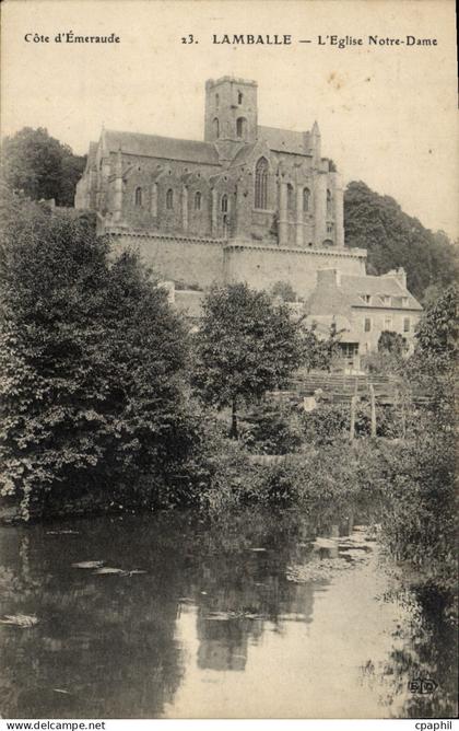 CPA LAMBALLE église