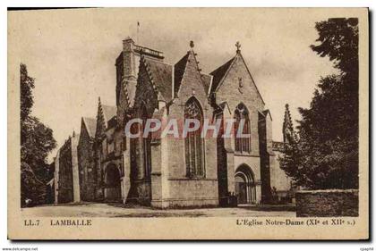 CPA Lamballe L'Eglise Notre Dame