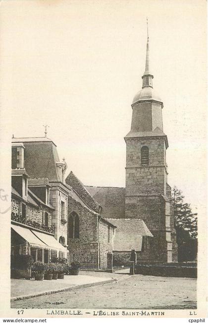 CPA Lamballe L'Eglise Saint Martin