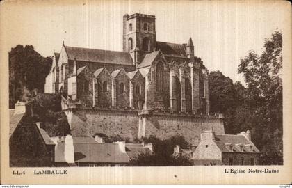 CPA Lamballe L Eglsie Notre Dame