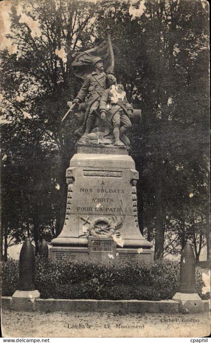 CPA Lamballe Le Monument