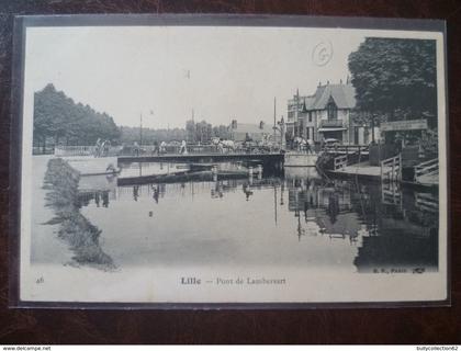 LAMBERSART- le pont de lambersart        édit:  B.F.paris