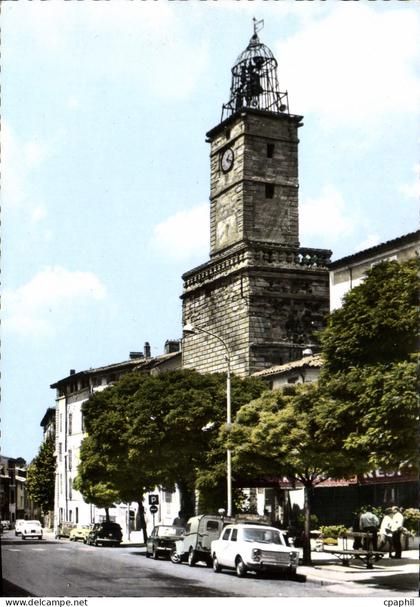 CPSM Lambesc Rue Grande Et Son Jacquemard