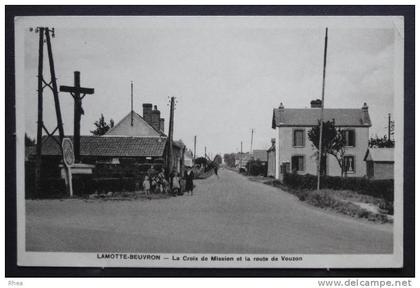 41 Lamotte-Beuvron croix sépia    D41D  K41106K  C41106C RH029864