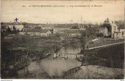 CPA LAMOTTE BEUVRON-Vue panoramique sur le BEUVRON (26909)