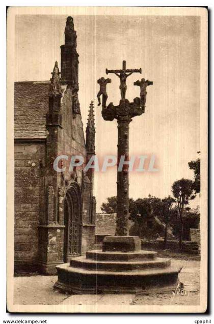 CPA Lampaul (Finistere) Le Calvaire et le Porche (1533)