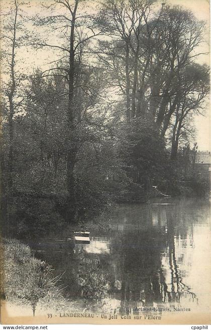 CPA 33 landerneau un joli coin sur l elorn