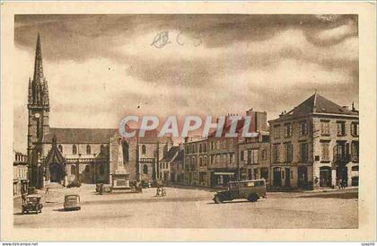 CPA Landivisiau Finistere La Grande Place