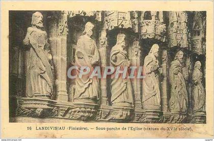 CPA Landivisiau Finistere Sous porche de l'Eglise