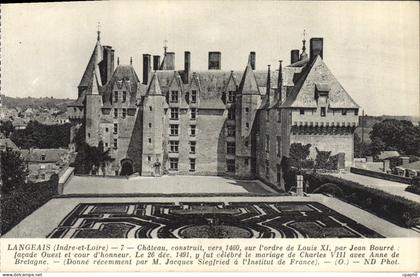 CPA Langeais Chateau