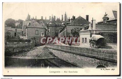 CPA Langeais Rue Gambetta